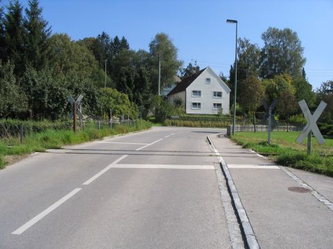 Bahnbergnge in Langenneufnach