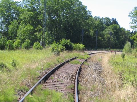 Einfahrt nach Trkhein Bahnhof