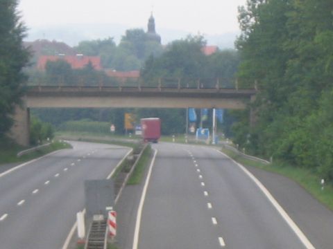 Brcke ber die Strae von Herzberg nach Scharzfeld