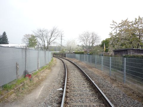 Ausfahr aus dem bergabebahnhof Schnau